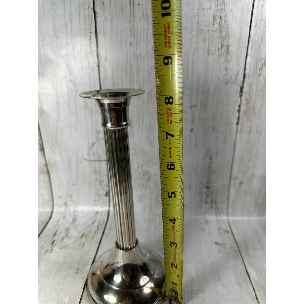 Vintage International‎ Silver Co. Silver Plated Candlestick 8